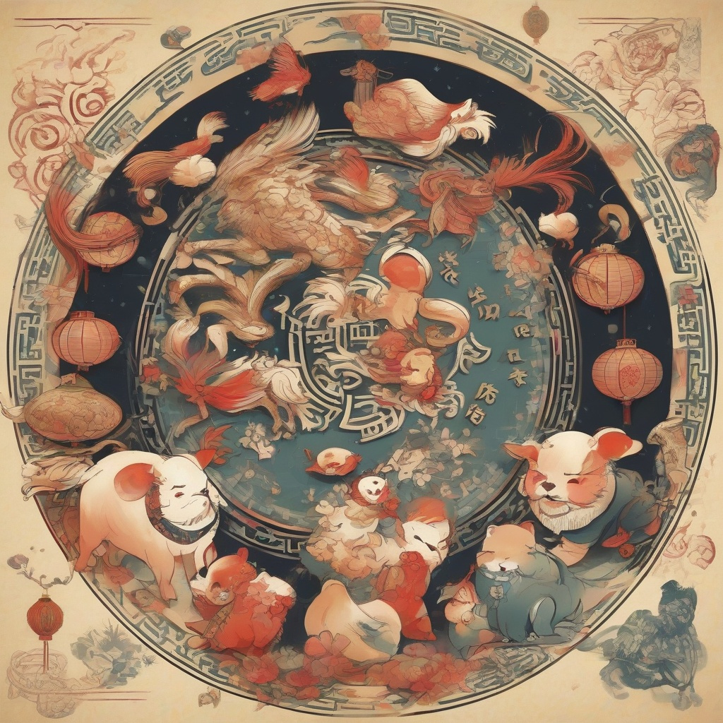 生肖配对：解码十二生肖的命理姻缘密码